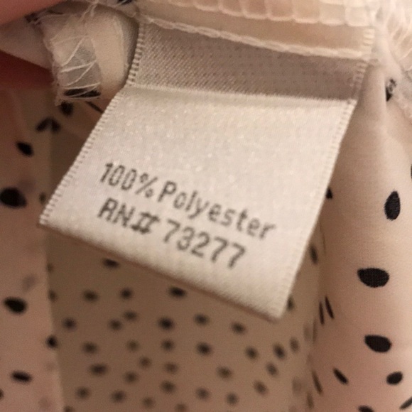 Lauren Conrad Polka Dot Blouse Size XL - Picture 5 of 5